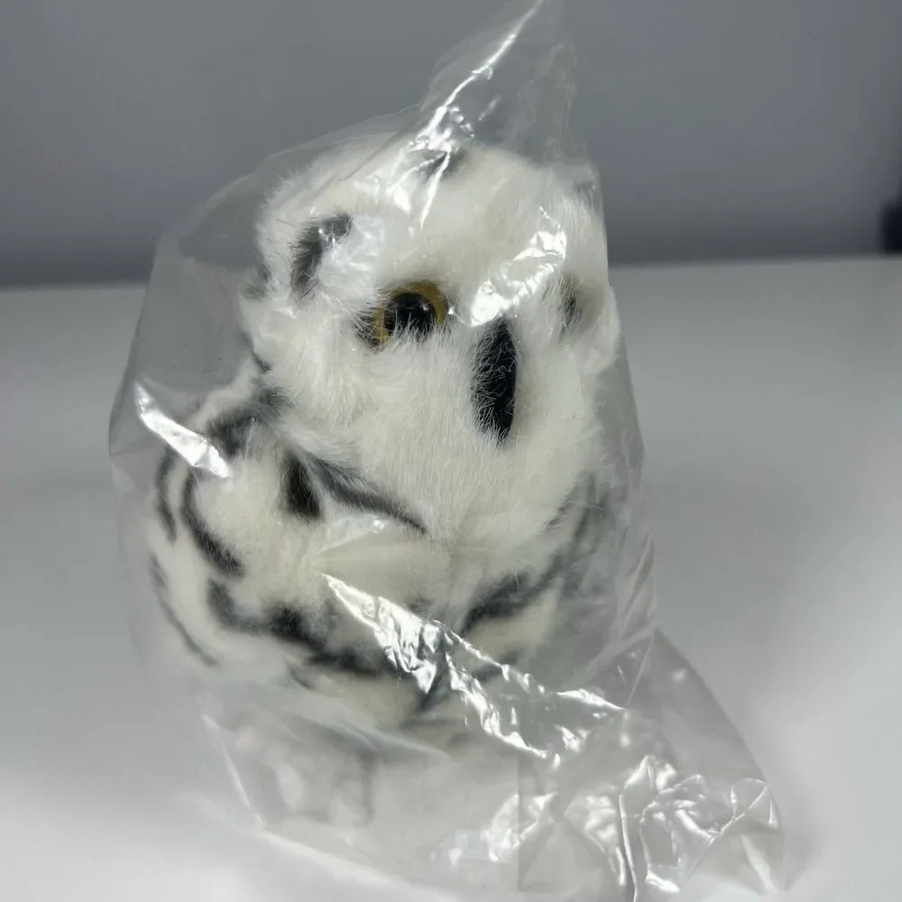 1988 Breyers Ice Cream 6” Snowy Owl Plush New Factory Sealed Advertising